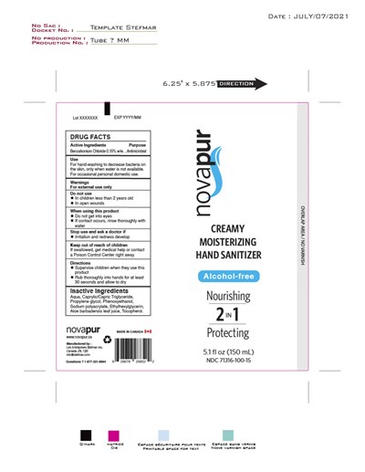 NOVAPUR TUBE Label 150ML.jpg Novapur 150 mL Label - NOVAPUR TUBE Label 150ML